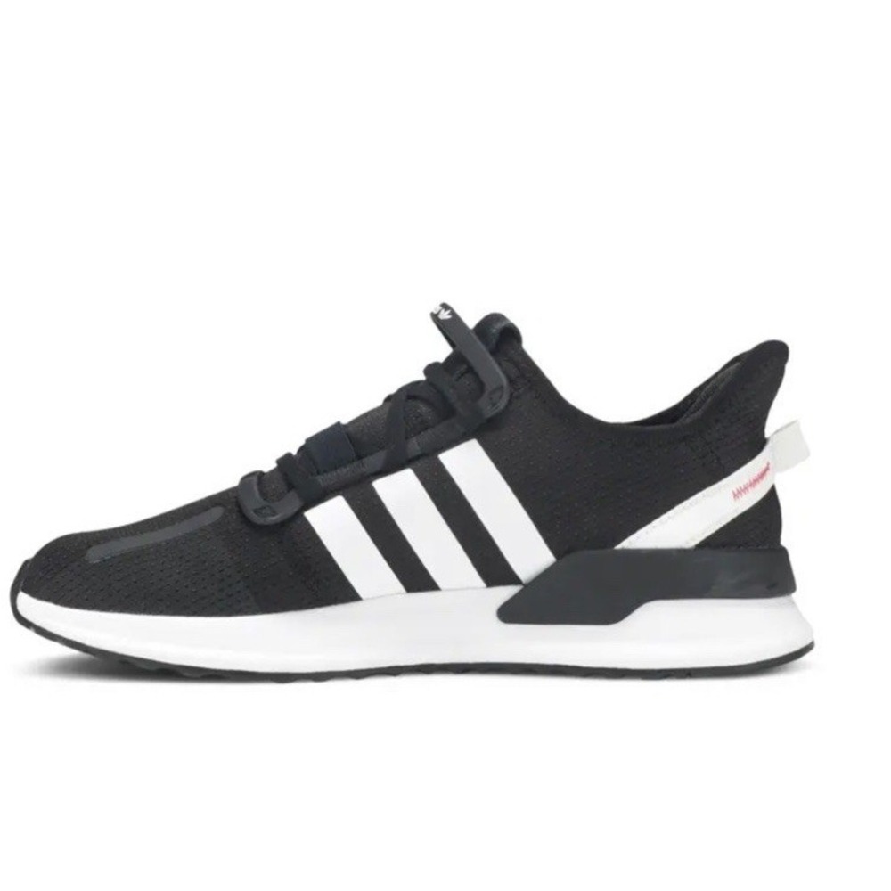 Adidas Mens U-Path Run Mesh Comfort Sneakers Core Black Cloud White 627639 Sz 9